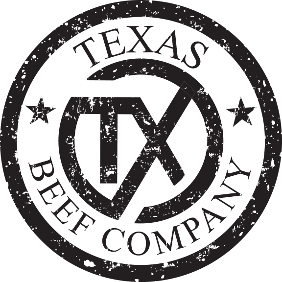 Texas Beef Company Black Circle Logo