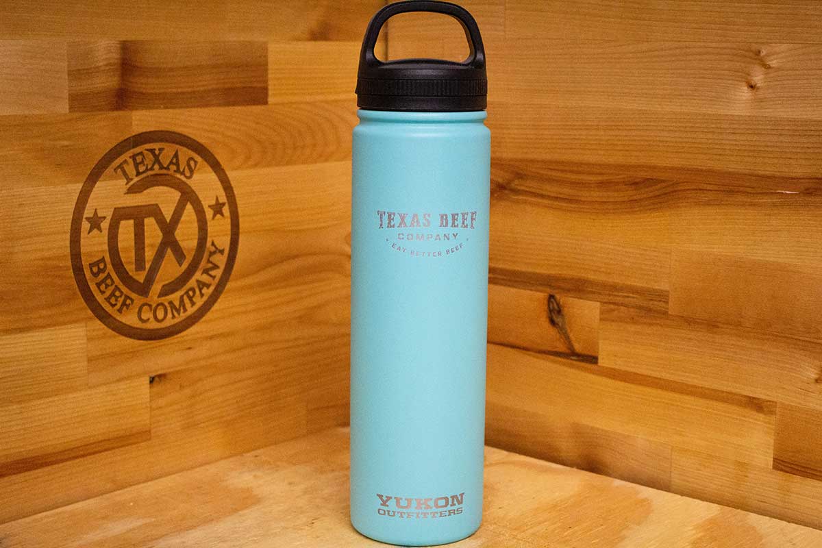 Texas Beef Company Water Bottle 25 oz | Texas Beef Company