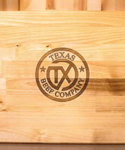 Texas Beef chopping board with Round logo