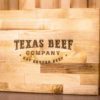 Texas Beef chopping board with Rectangular logo